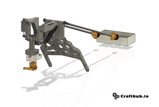 Camera gimbal for 1/10 scale RC chiassis